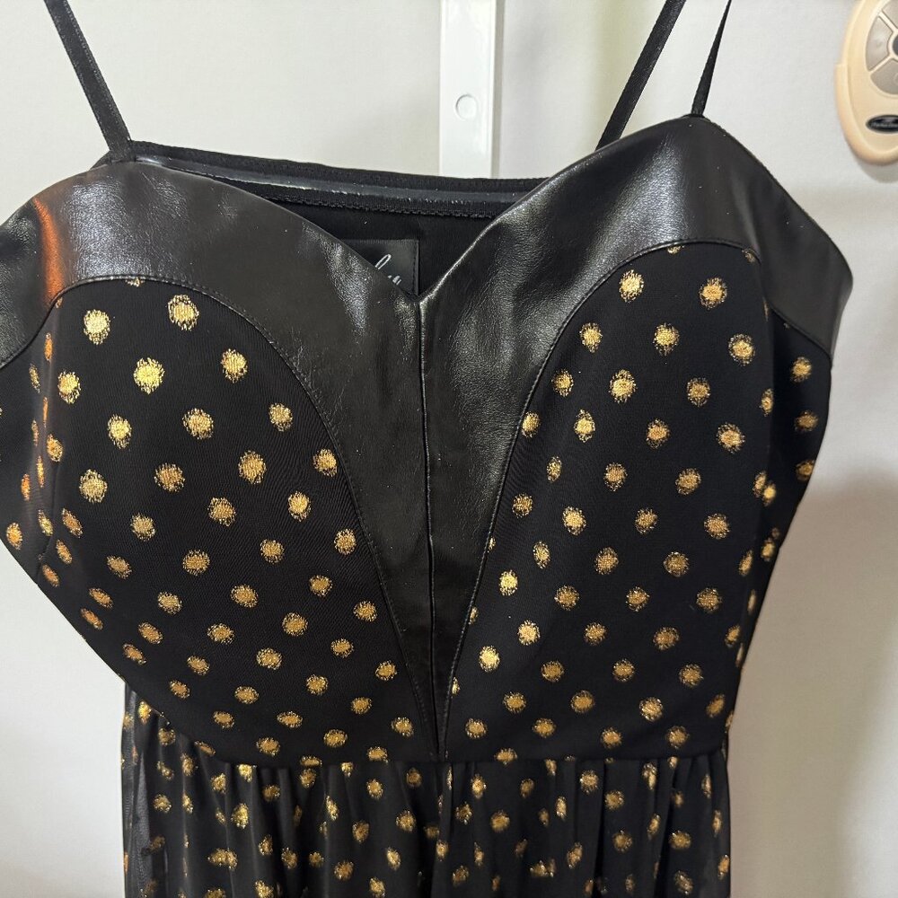 handkerchief hem strapless dress, hailey adrianna papell - Picture 3 of 4